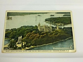 Vintage New York NY ~Thousand Islands Alexandria Bay Boldt Castle Heart Island - £4.49 GBP
