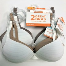 Warner&#39;s 4003 Light Natural Lift Wire-Free Bras Set of Two New w/Tags Retail $60 - £32.73 GBP