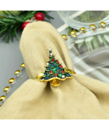 Christmas Tree Napkin Ring - SET OF 6 - $346.88 MXN