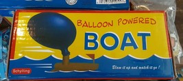 Schylling Balloon Powered Real Wood Boat Stem Toy BNIB - $6.93