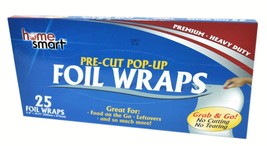 Home Smart Pre Cut Pop Up Foil Wraps - $4.95