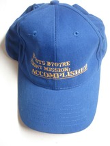 Vintage 8D Cots B707RE Flight Mission Accomplished Embroidered Cap Hat - $9.99