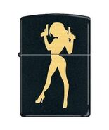 Zippo Lighter - Big Guns Black Matte - 851956 - $571.60 MXN