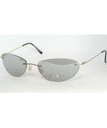 OPTIK BERNDT 7598 707 Occhiali da Sole Oro senza Montatura W/Grigio Lenti - $46.54