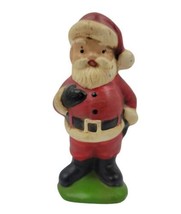 Vintage 1979 Santa Standing Figurine Hand Painted 3.5in Tall - £9.39 GBP