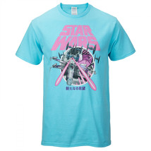 Star Wars A New Hope Pastel Japanese Art T-Shirt Blue - $31.98+