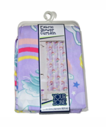 Your Zone Fabric Shower Curtain 72x72in Purple Unicorn Design - $29.94 CAD