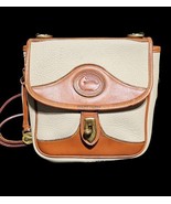 Dooney &amp; Bourke Vintage All Weather Leather Square Carrier MISSING TOP H... - €50,74 EUR