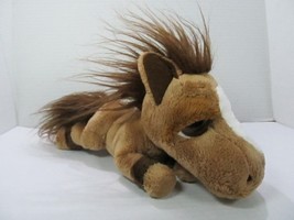 RUSS Big Eyed JUMBALAYA THE BROWN FLOPPY HORSE 11&quot; Plush STUFFED ANIMAL Toy - $15.00