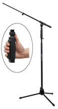 Rockville RVMIC3 Tripod Microphone Stand With Quick Release Hand Clutch ... - £51.95 GBP