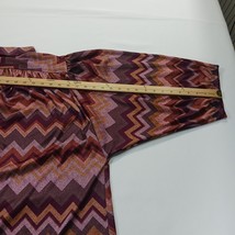 Vintage Shaker Sport Women's 3/4 Sleeve Geometric Collared Blouse Chest 52" image 8