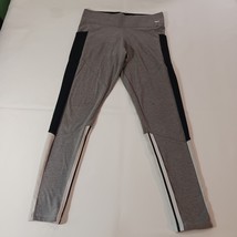 Pink Victoria's Secret Pants Women's Gray & Black Activewear Yoga Leggings 30x28 image 12