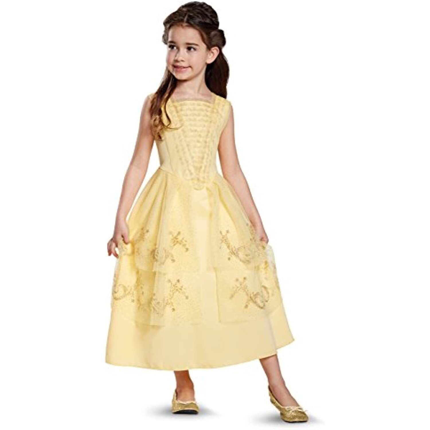 Primary image for Disney -  Belle -  Beauty & The Beast Ball Gown - Girls' Size Small - Yellow