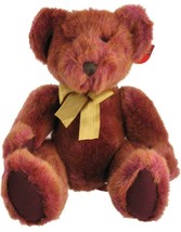 Russ Berrie Bears Of The Past Tinker Multi Color Red &amp; Gold Plush Teddy ... - £10.97 GBP