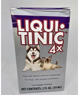 Liqui-tinic 4X Flavored Vitamin And Iron Supplement For Dogs, Cats, Pupp... - $25.53