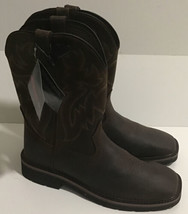 Wolverine W10704 Men&#39;s Rancher Wide Square-Toe Wellington Work Boot Size... - $107.80