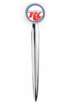 Retro RC Royal Crown Cola Letter Opener Metal Silver Tone Executive with case - $14.39