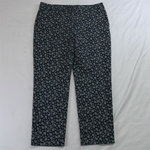 Ann Taylor 10 Blue Floral Devin Straight Stretch Dress Pants - £15.81 GBP