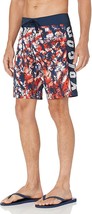 Volcom Men&#39;s Lido 4th Of July Mod 19 Board Shorts in Navy-Size 31 - £25.59 GBP