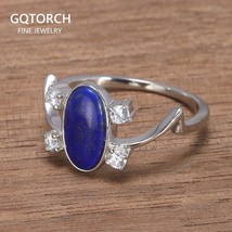 25 sterling silver elena rings for women natural lapis stone vampire diary fine jewelry thumb200