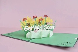 NEW Get Well Card. 3D Unique Get Well Pop Up Card - $5.00