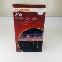 Icicle String Lights 300 ct ( 2 strands-150 each) Choose Clear Lights - £11.00 GBP