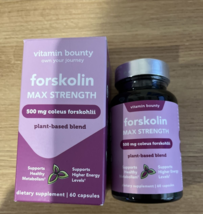 Forskohlii Extract 60 Capsules -2 per serving EXP 8/25 NEW - $23.35