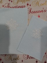 Completed Snowflakes Winter Finished Cross Stitch - £4.71 GBP