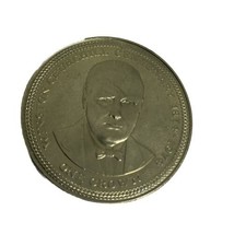UK Isle Of Man 1 One Crown 1974 - Winston Churchill Coin  - £5.45 GBP