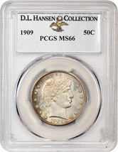 1909 50c PCGS MS66 ex: D.L. Hansen - £2,884.25 GBP