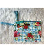 The Pioneer Woman Sweet Rose Cosmetic Bag/Makeup Tote/Wristlet/Travel Wa... - $18.44 CAD