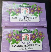 Two Pack Passion Flower Tadin Tea (48 Bags) Pasiflora - £12.46 GBP