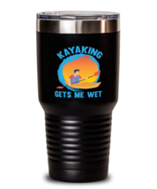 30 oz Tumbler Stainless Steel Insulated  Funny Kayaking Sports Adventure  - £27.49 GBP