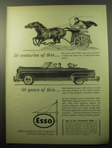 1950 Esso Oil Ad - 50 centuries of this.. 50 years of this - $18.49