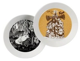 Moomin Collectors Plates Fazer &amp; Moomintroll dreaming Arabia Finland 2014 *New - £110.78 GBP