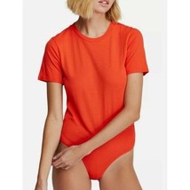 FREE PEOPLE Intimately Womens Bodysuit In My Tee Capri Orange Size XS OB978023 - £33.71 GBP