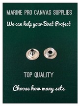Snap Fasteners Stainless Steel Eye And Stud Dot Marine Quality Choose Your Set - £3.98 GBP+