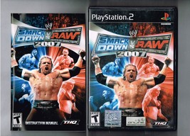 WWE Smackdown Vs. Raw 2007 PS2 Game PlayStation 2 CIB - $29.40