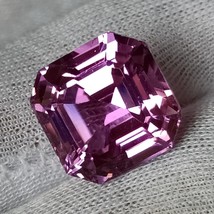 Afghan Kunzite, 17.41 Cts., Deep Pink, Kunzite, Asscher Cut Faceted, Natural Kun - £2,398.06 GBP