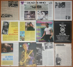 THE WHO spain magazine clippings articles 1960s/80s Pete Townshend Roger... - £10.16 GBP