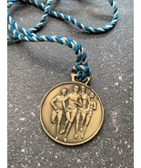 Vintage Awarding German Relief Medal Marathon Golden Colored - $30.70 CAD