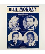 Blue Monday Sheet Music The Girl Can&#39;t Help It Jayne Mansfield Fats Domi... - £35.61 GBP