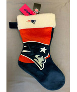 New England Patriots Logo Holiday Christmas Stocking Officially NFL Lice... - £13.35 GBP