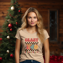 Crazy Christmas Lady Shirt, Xmas Shirt, Holiday Shirt, Christmas Shirt,G... - $17.45