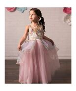 Pink Unicorn Ruffle Accent A Line Dress - 2T - $29.69