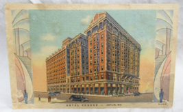 CurTeich Linen Postcard SA-H559 Connor Hotel Joplin Missouri 1930s Ozark Gateway - £2.32 GBP