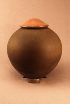 RAKU Unique Ceramic Individual Adult Funeral Cremation Urn #A0022 - £319.93 GBP