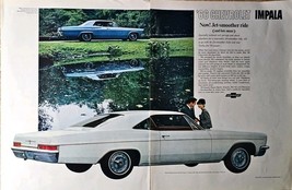1966 Chevrolet Impala Jet Smoother Rider 2 Page 1965 Vintage print ad - $197.12 MXN