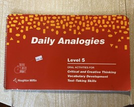 Houghton Mifflin Daily Analogies - Level 5 - Oral Activities - Spiral-bounded - £7.59 GBP