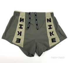 Nike DRI-FIT Women&#39;s Tempo Running Brief Lined Shorts Green Size Small - $23.75